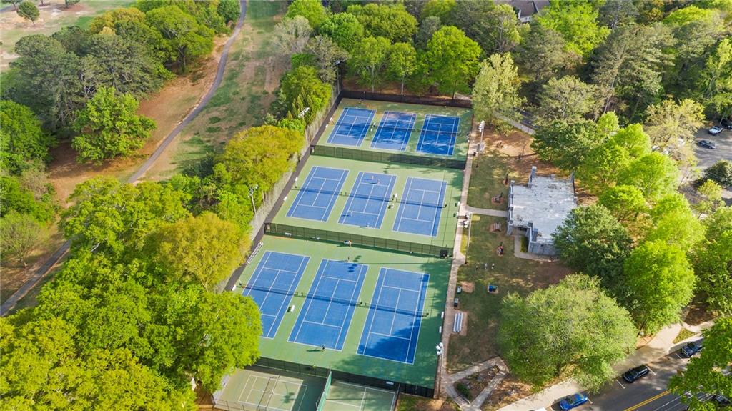 4555 Runnemede Road Northwest Atlanta, GA 30327 - Photo 42 of 51 front view of a house