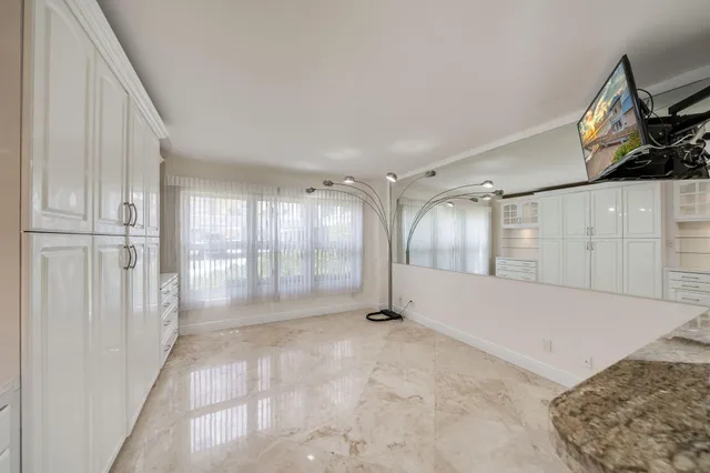 a close view of closet