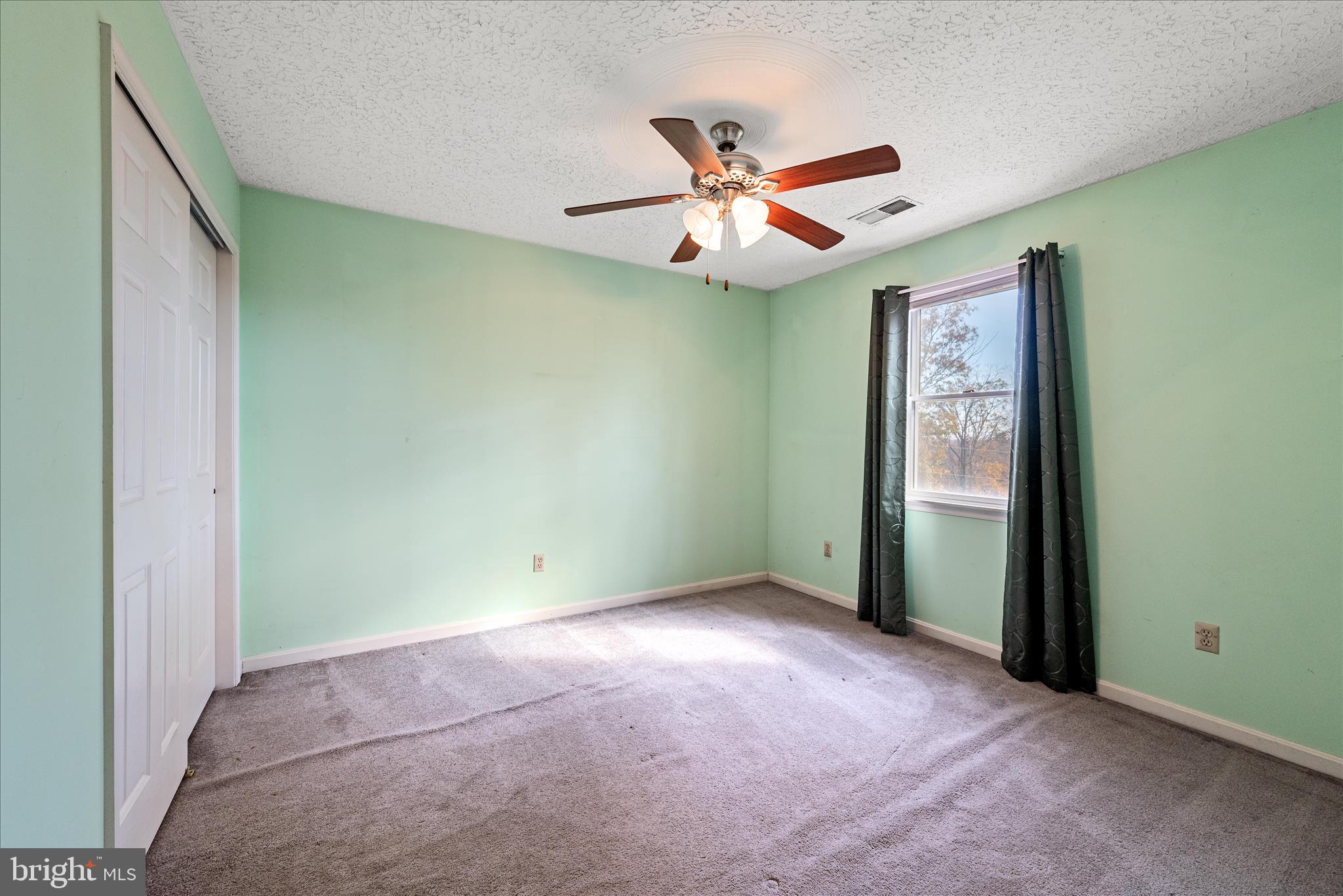 4403 Back Mountain Road Winchester, VA 22602 - Photo 26 of 73 an empty room with windows and fan