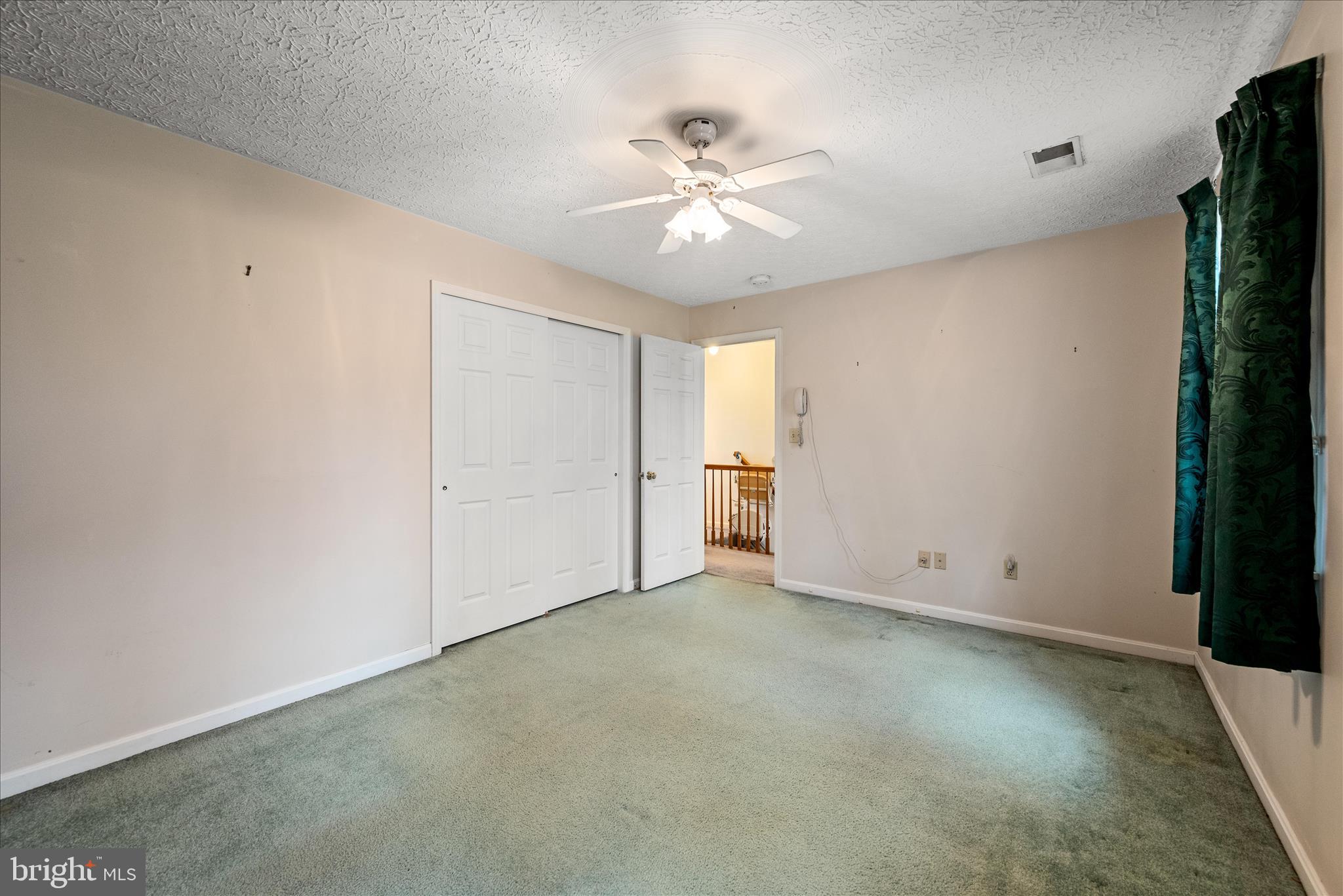 4403 Back Mountain Road Winchester, VA 22602 - Photo 29 of 73 an empty room with closet and a ceiling fan