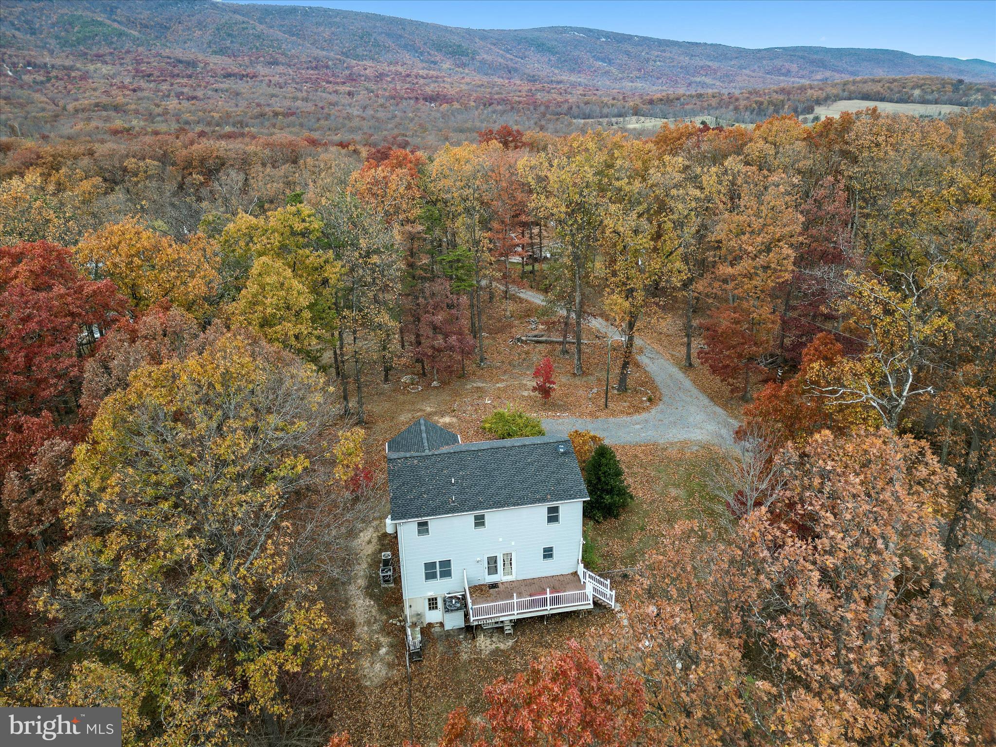 4403 Back Mountain Road Winchester, VA 22602 - Photo 53 of 73 an aerial view of residential houses with outdoor space