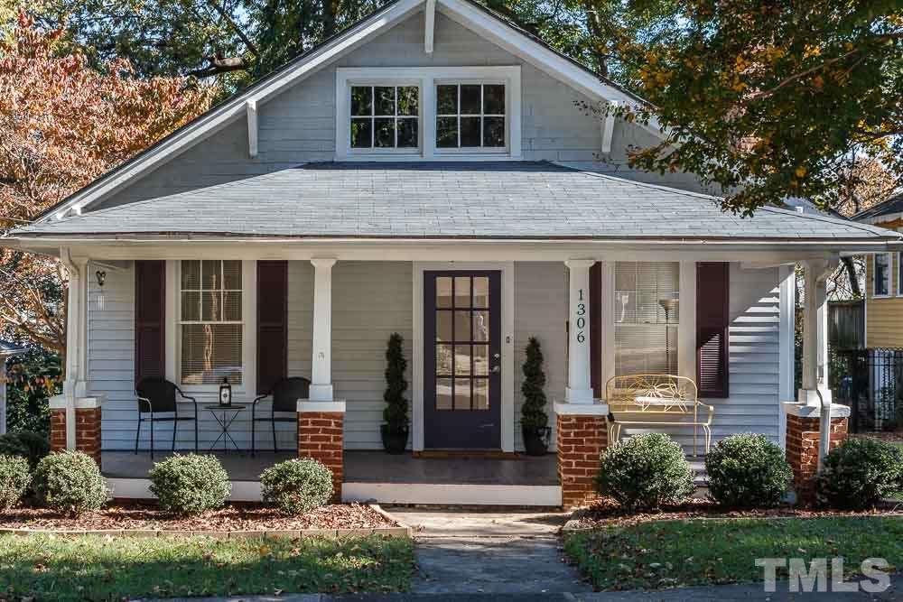 1306 Filmore Street Raleigh, NC 27605 - Photo 1 of 25 a front view of a house with garden