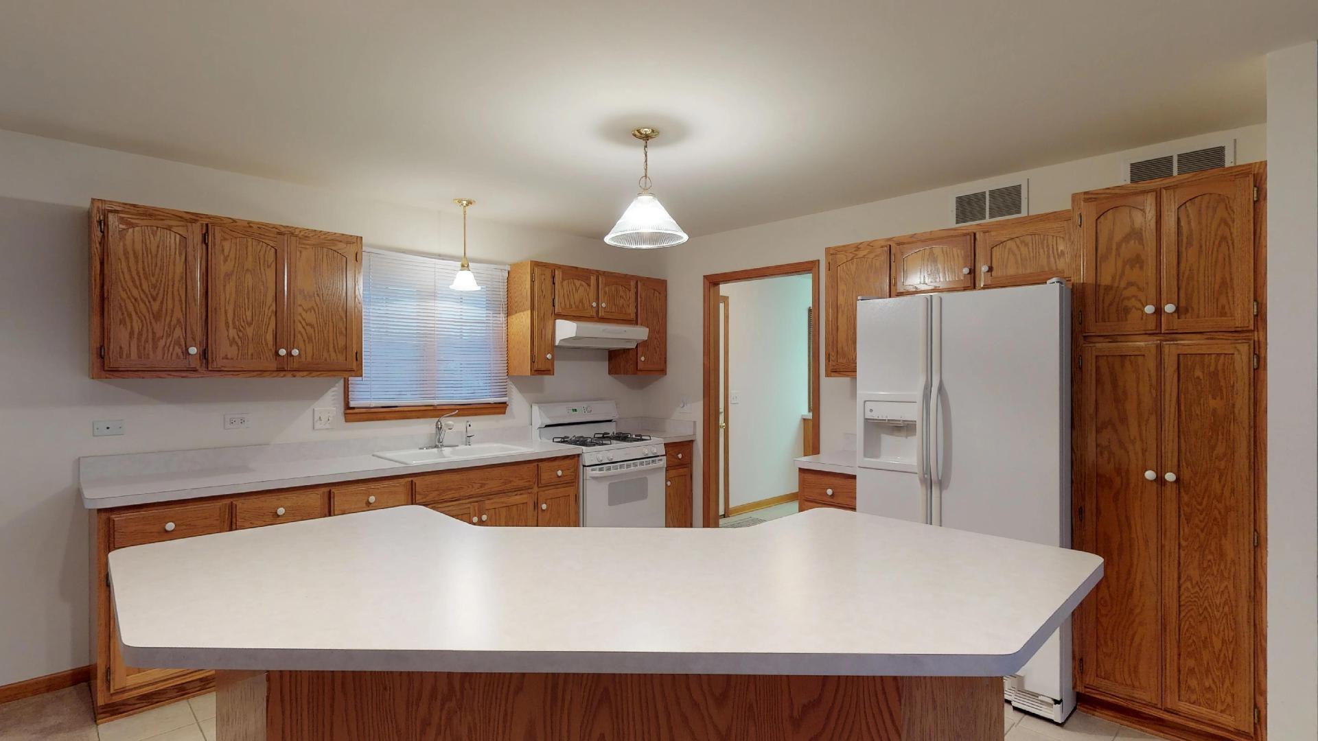 419 North Cedar Road New Lenox, IL 60451 - Photo 22 of 30 a kitchen with stainless steel appliances a refrigerator sink and stove