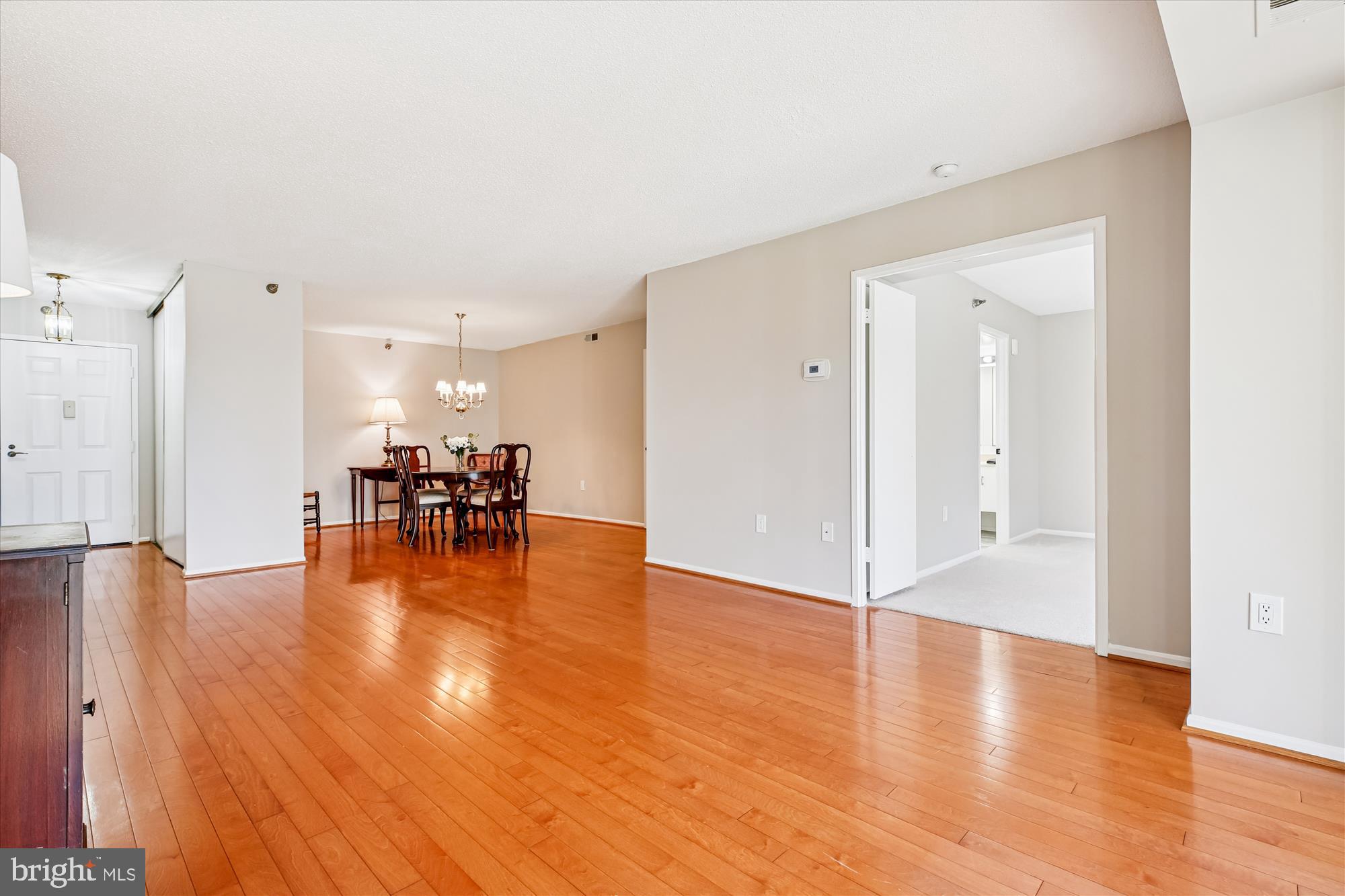 15115 Interlachen Drive, Unit 3308 Silver Spring, MD 20906 - Photo 5 of 50 a view of empty room with wooden floor