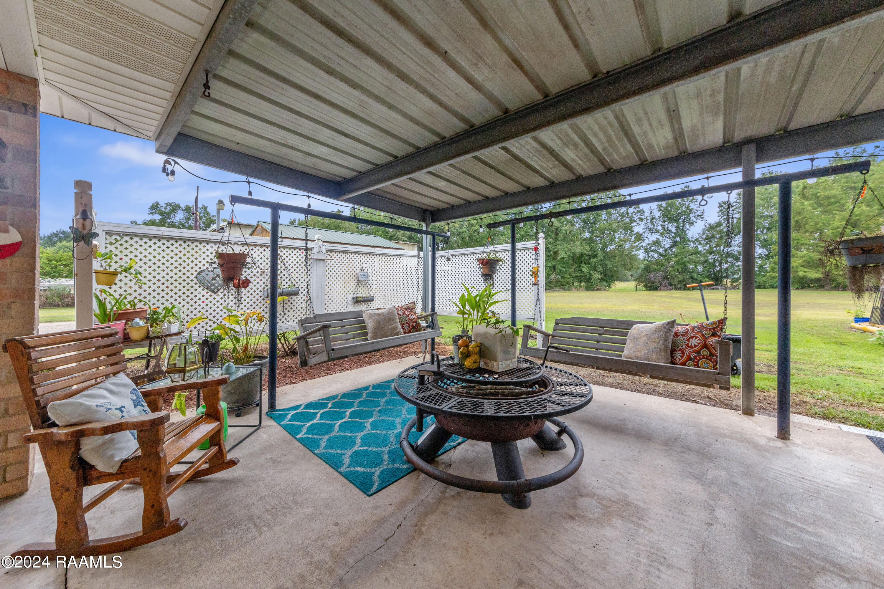 159 Ruth Lane Ville Platte, LA 70586 - Photo 22 of 38 Patio w/ fire pit