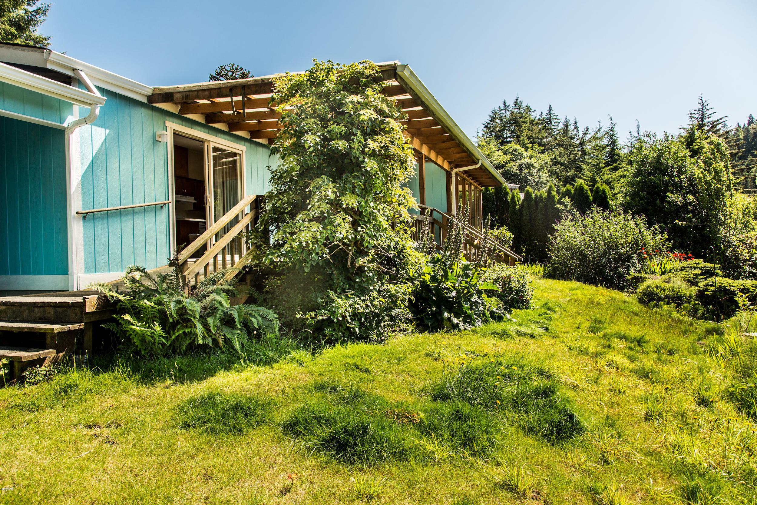 430 Southeast Gibson Road Waldport, OR 97394 - Photo 6 of 30 Back Yard