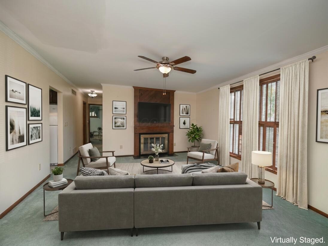 1208 Crescent Heights Road Marion, OH 43302 - Photo 4 of 44 1208 Staged living room