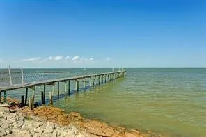 a view of a lake with a mountain view