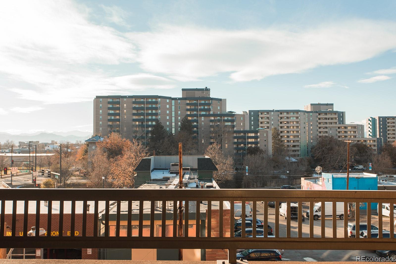 1120 Delaware Street, Unit 201 Denver, CO 80204 - Photo 7 of 25 a view of a balcony with city view