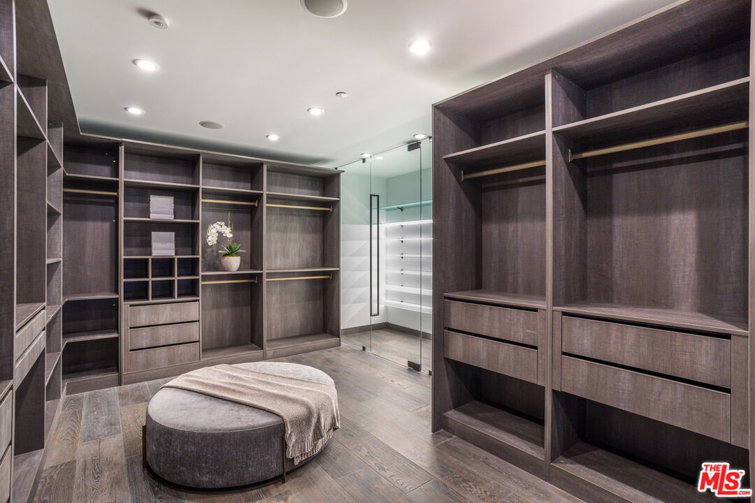 9406 Lloydcrest Drive Beverly Hills, CA 90210 - Photo 31 of 52 a kitchen with refrigerator and window