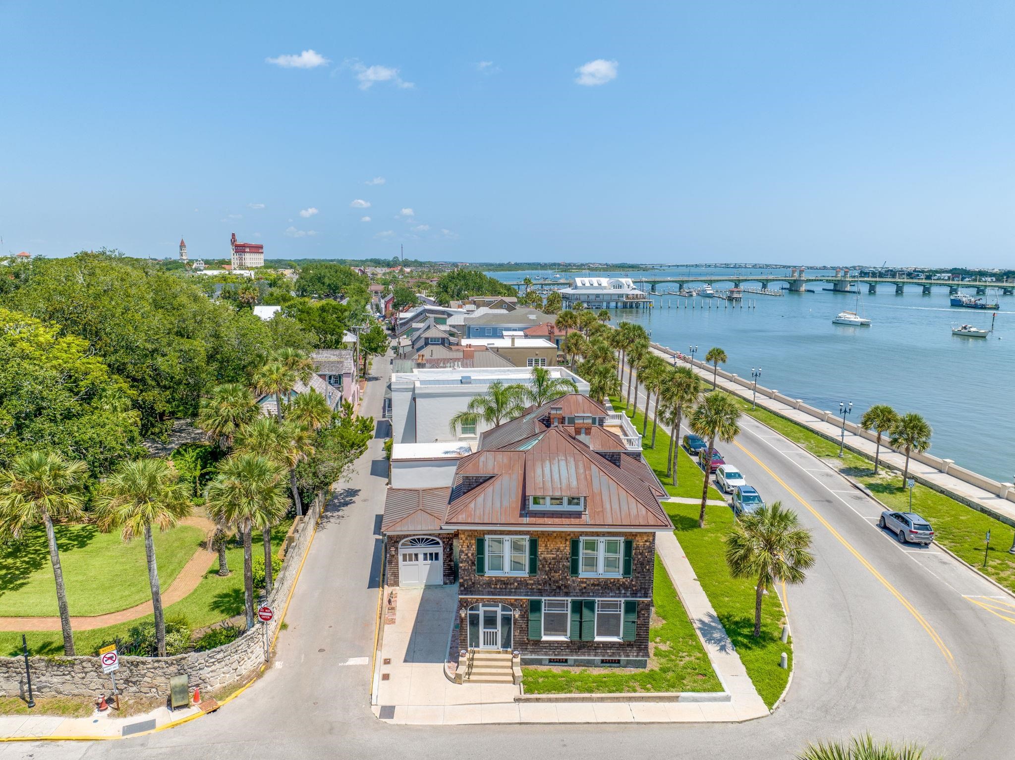 178 Avenida Menendez St. Augustine, FL 32084 - Photo 42 of 42 a view of a city with a lake view
