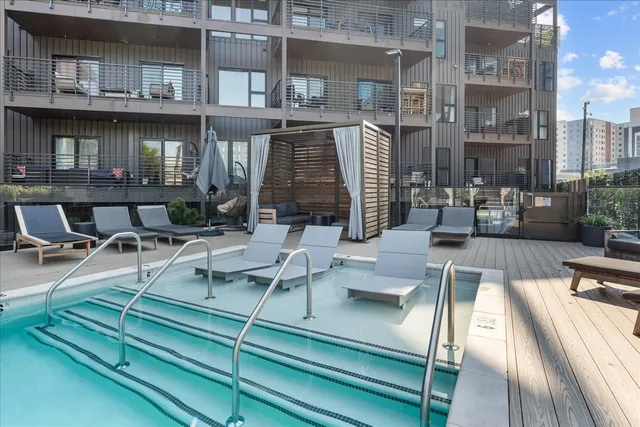 a view of building and sign board