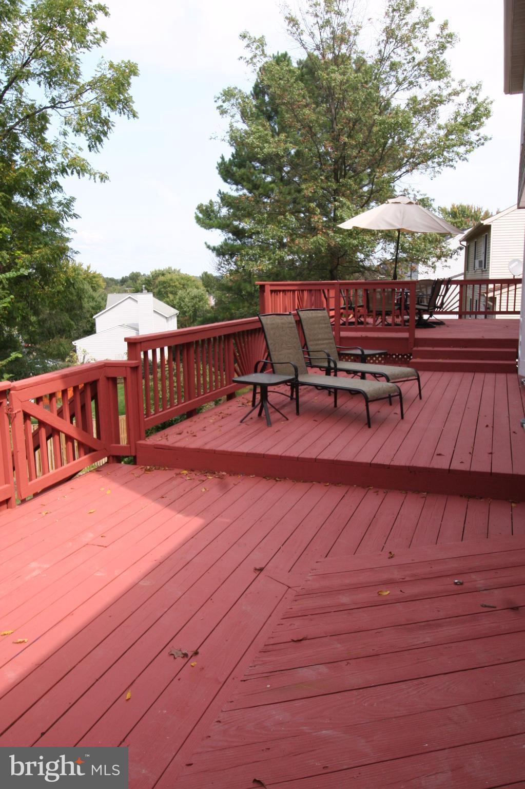 1909 East Beech Road Sterling, VA 20164 - Photo 23 of 30 Massive Deck Off Kitchen and Family Room