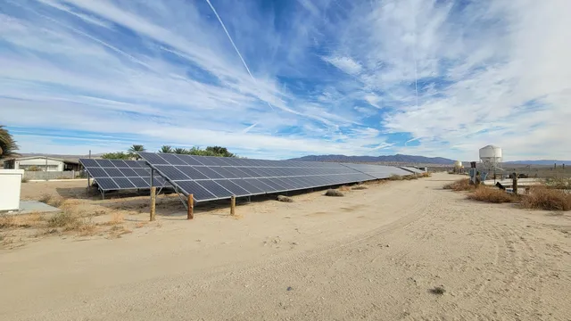 an empty room with furniture