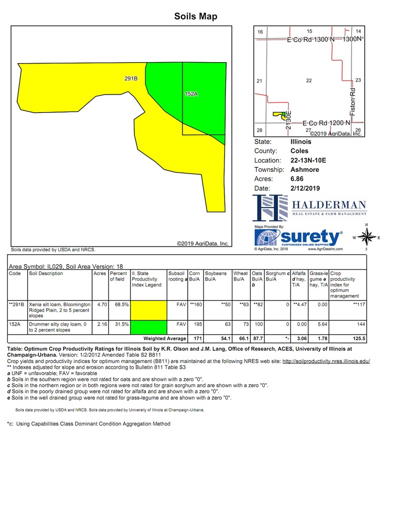 1200 North 2130 E Road Ashmore, IL 61912 - Photo 2 of 4 a picture of a floor plan