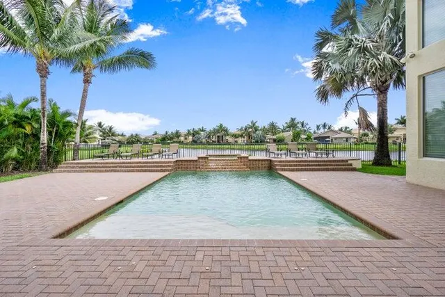 a view of a terrace with sitting area
