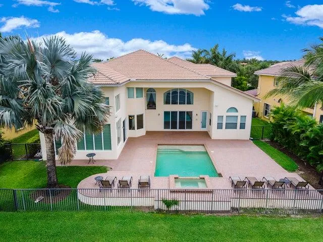 a view of a house with a garden