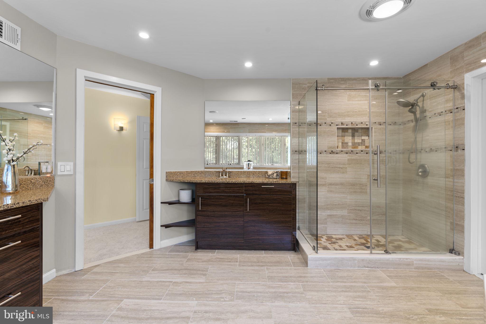 11067 Gaither Farm Road Ellicott City, MD 21042 - Photo 40 of 103 Custom tiled full bath and oversized shower