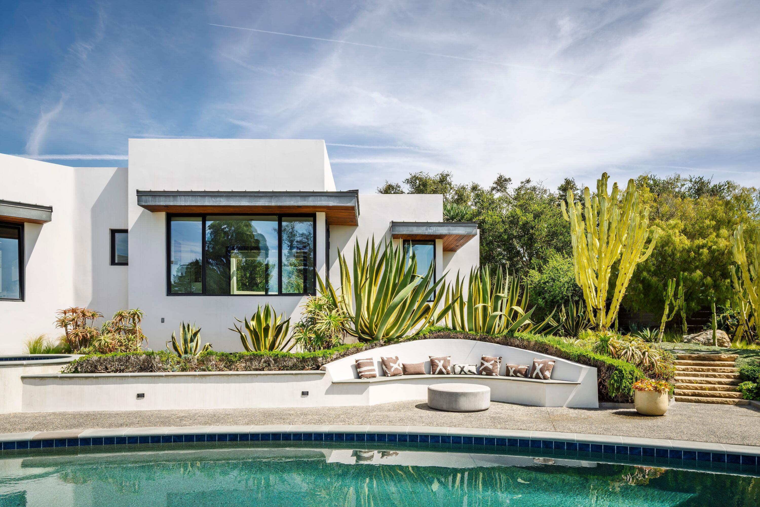 4. Exterior with Cactus Garden and Multi