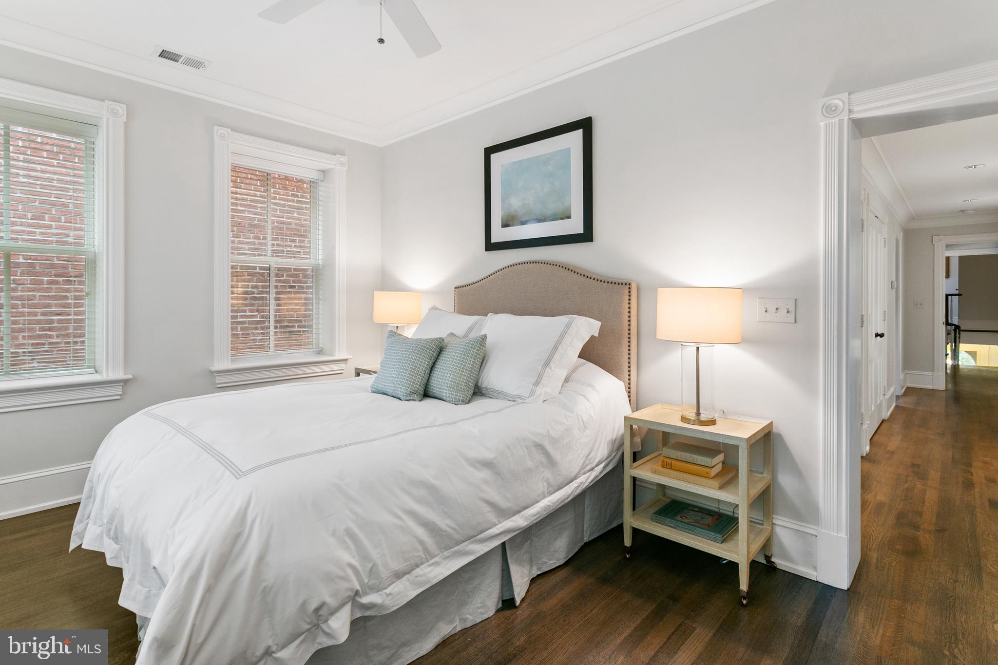 3127 P Street Northwest Washington, DC 20007 - Photo 13 of 32 Private Master Hallway and Master Bedroom