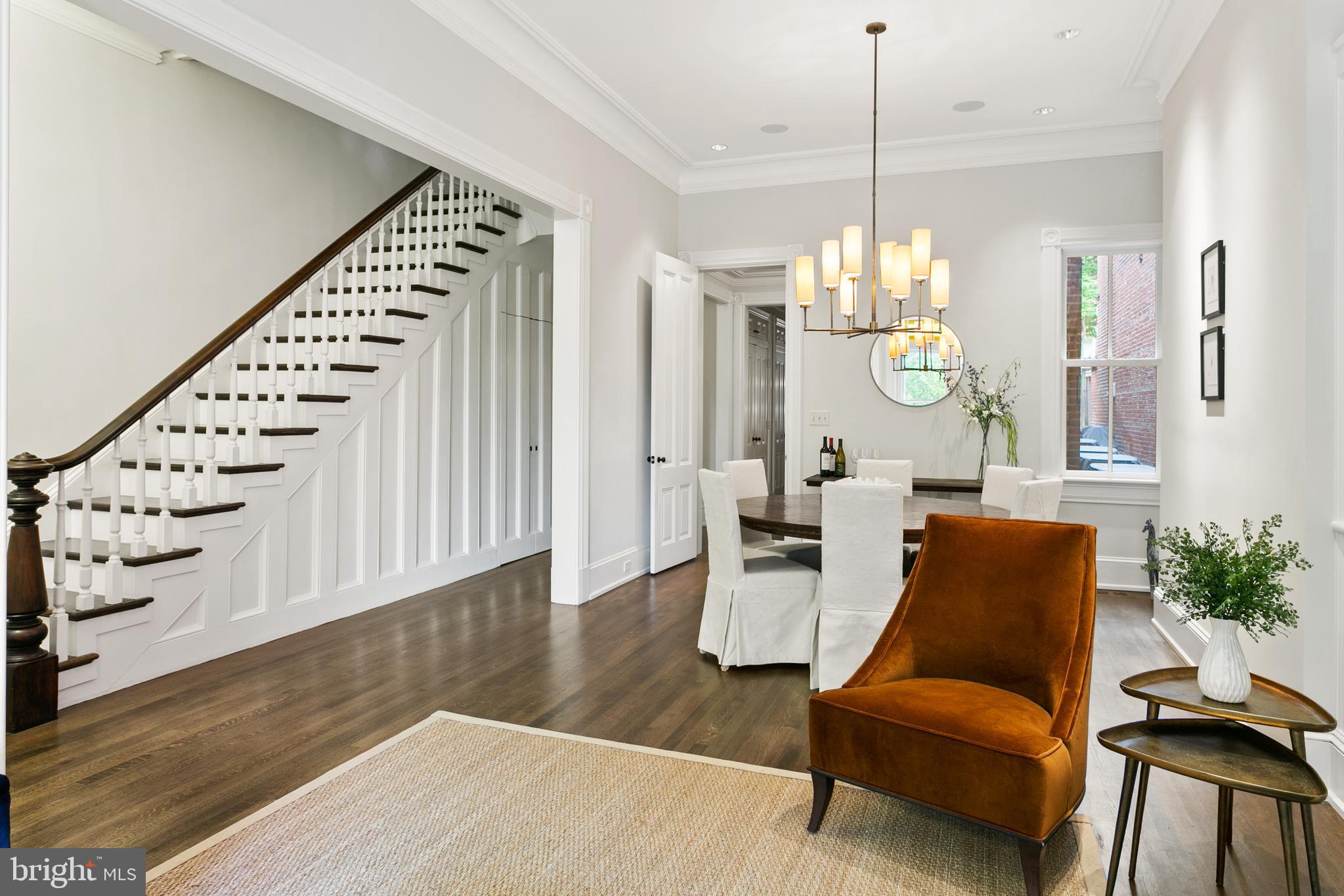 3127 P Street Northwest Washington, DC 20007 - Photo 5 of 32 Living Room and Dining Room