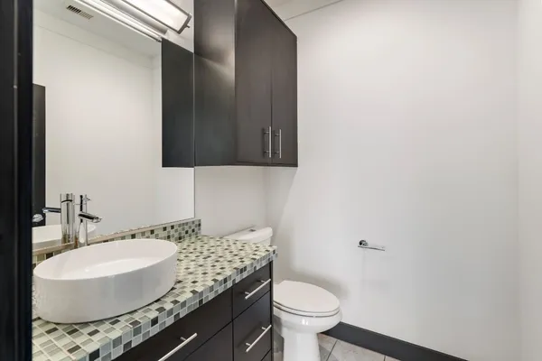 a view of room with bathroom