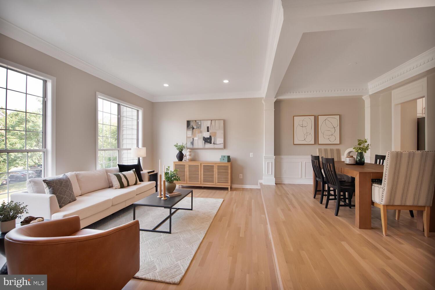 20881 Trinity Square Sterling, VA 20165 - Photo 4 of 35 a living room with furniture and a wooden floor