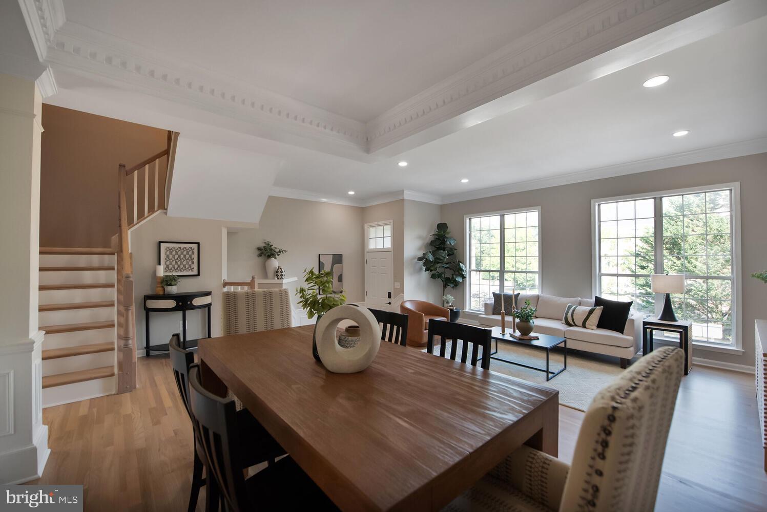20881 Trinity Square Sterling, VA 20165 - Photo 5 of 35 a view of a dining room with furniture window and wooden floor