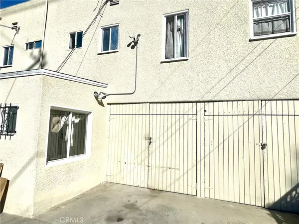 a living room with a couch and a table