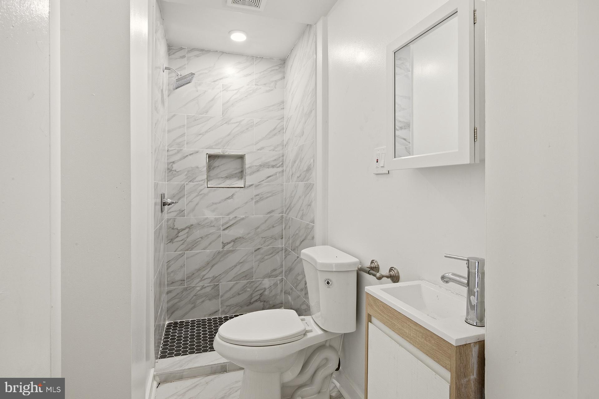 6012 Ridge Avenue, Unit 2 Philadelphia, PA 19128 - Photo 11 of 15 a bathroom with a sink and a toilet