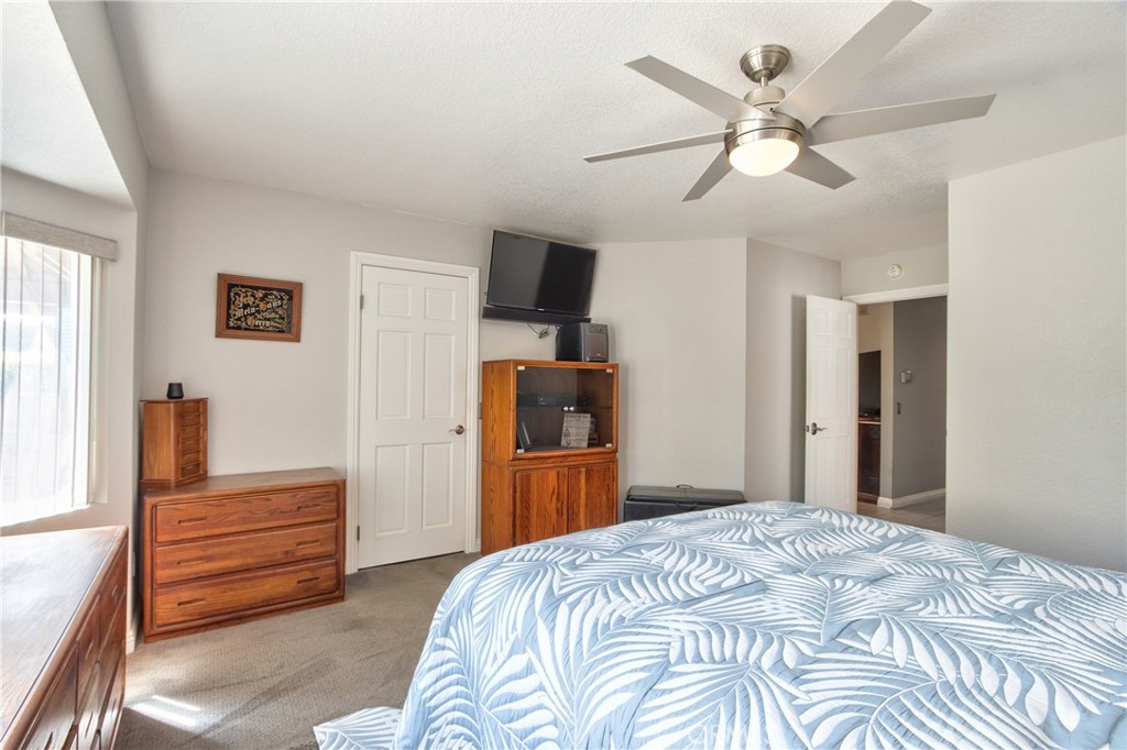 1986 White Rabbit Trail Upland, CA 91784 - Photo 16 of 50 Primary Restroom- closed door in the left hand side leads to primary bedroom closet. Door on the right hand side (open) leads to the hallway