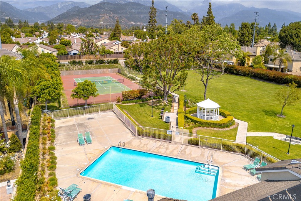 1986 White Rabbit Trail Upland, CA 91784 - Photo 43 of 50 Community- Looking Glass Estates pool and tennis court