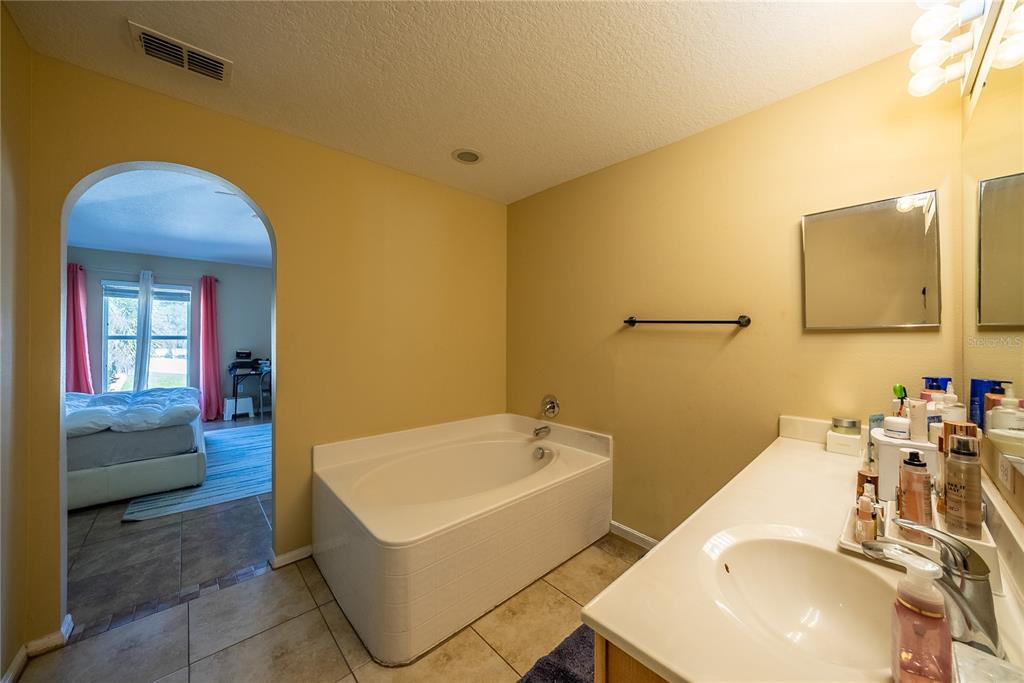 5306 Southwest 115th Street Road Ocala, FL 34476 - Photo 39 of 56 a bathroom with a sink and a bathtub