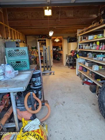 a view of storage and utility room