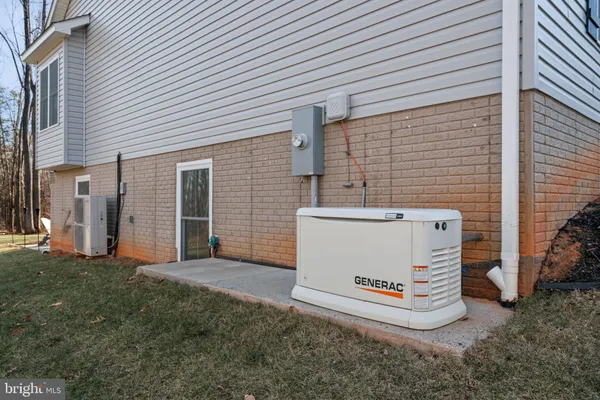 a white house with a outdoor space