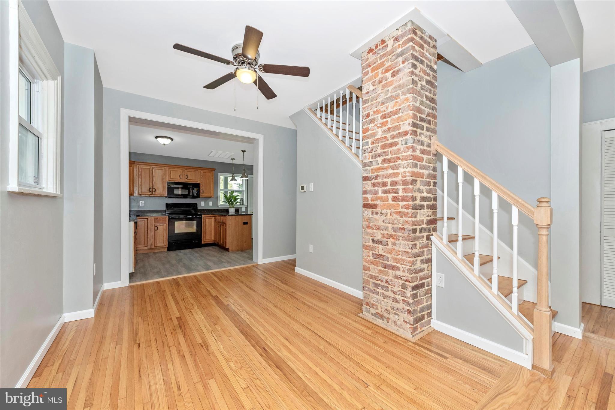 624 Beaver Creek Road Hagerstown, MD 21740 - Photo 11 of 42 Love the brick chimney in the dining room!