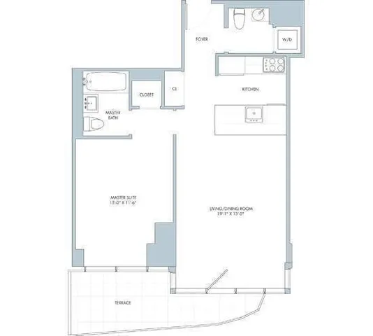 $1,300,000 | 555 West 59th Street, Unit 21E | Upper West Side