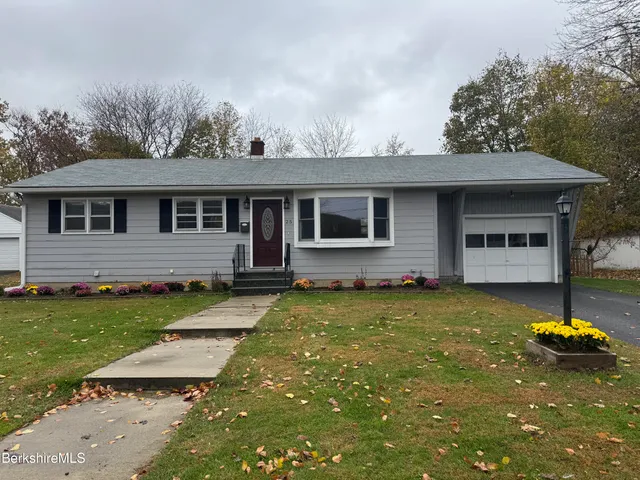 a view of a house with a patio