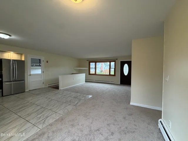 a view of a livingroom with a fireplace