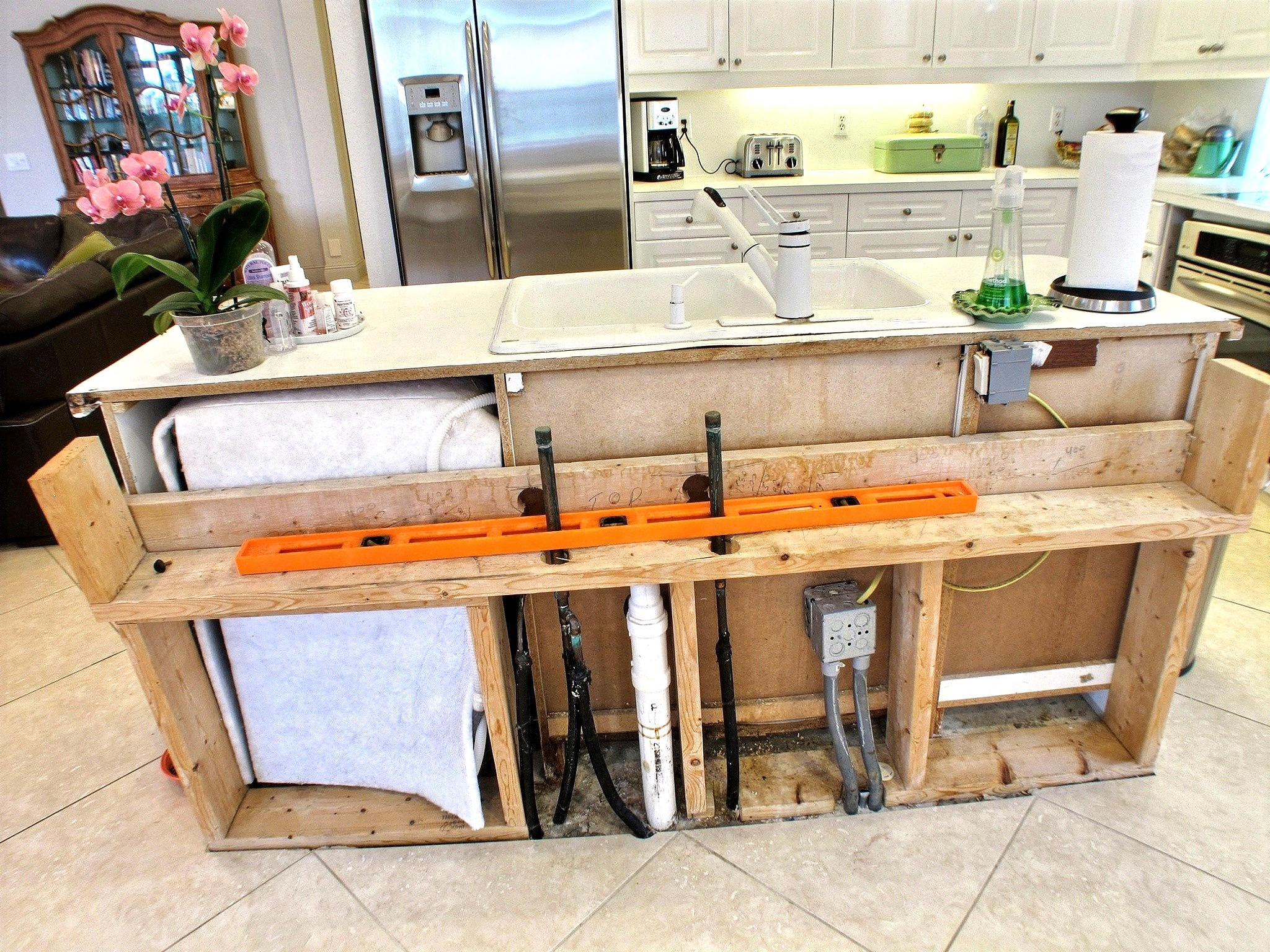 18696 Ocean Mist Drive Boca Raton, FL 33498 - Photo 10 of 44 kitchen incomplete cabinet work
