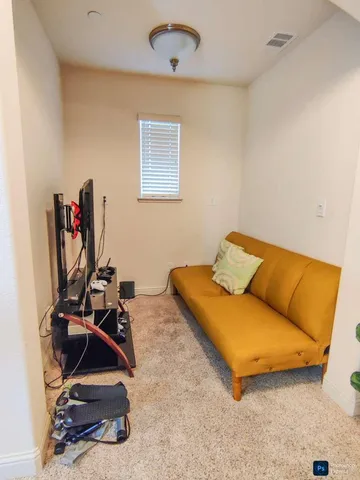 a room with gym equipment