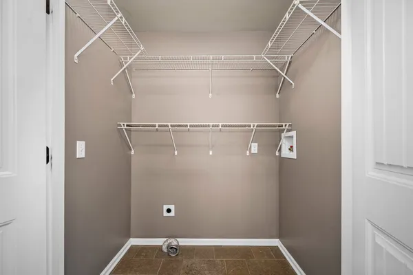 a view of a porch with a door