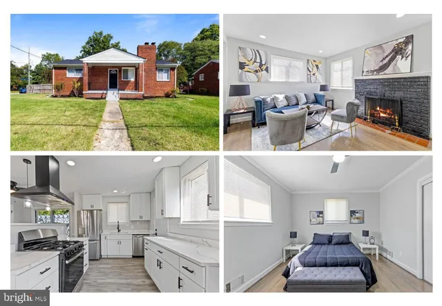 a view of living room kitchen and entryway