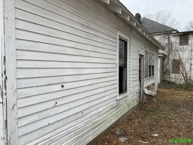 a view of a house with a door