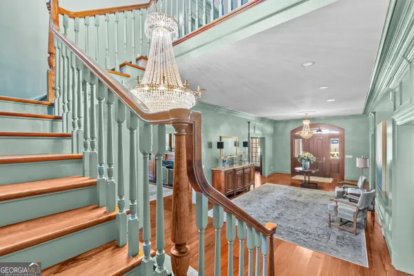 a front view of a house with a glass door