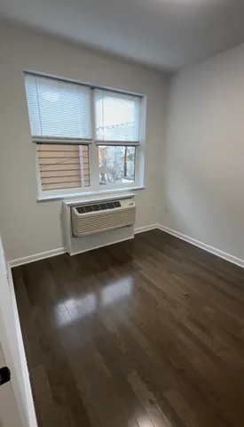 an empty room with a space