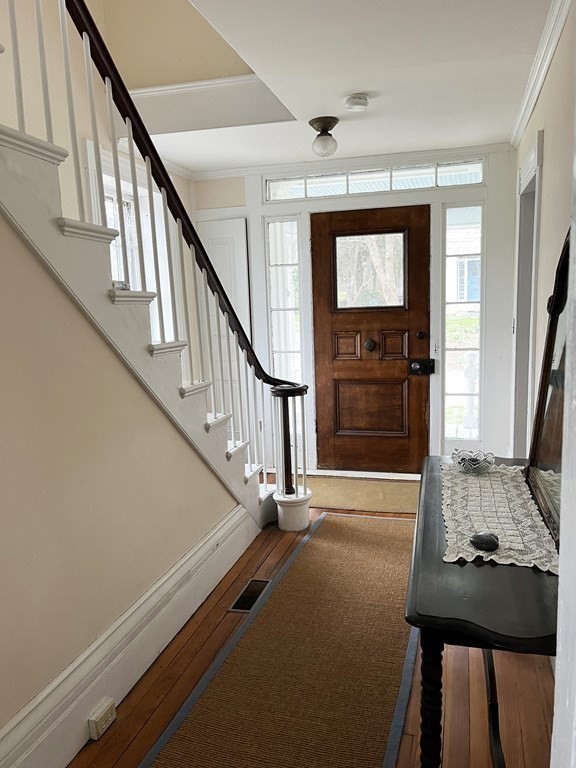6 Northeast Fitzwilliam Road Royalston, MA 01368 - Photo 3 of 21 a view of entryway and hall with wooden floor