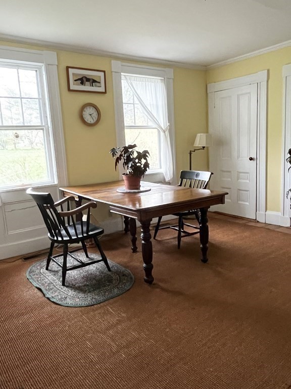 6 Northeast Fitzwilliam Road Royalston, MA 01368 - Photo 7 of 21 a view of a dining room with furniture and window