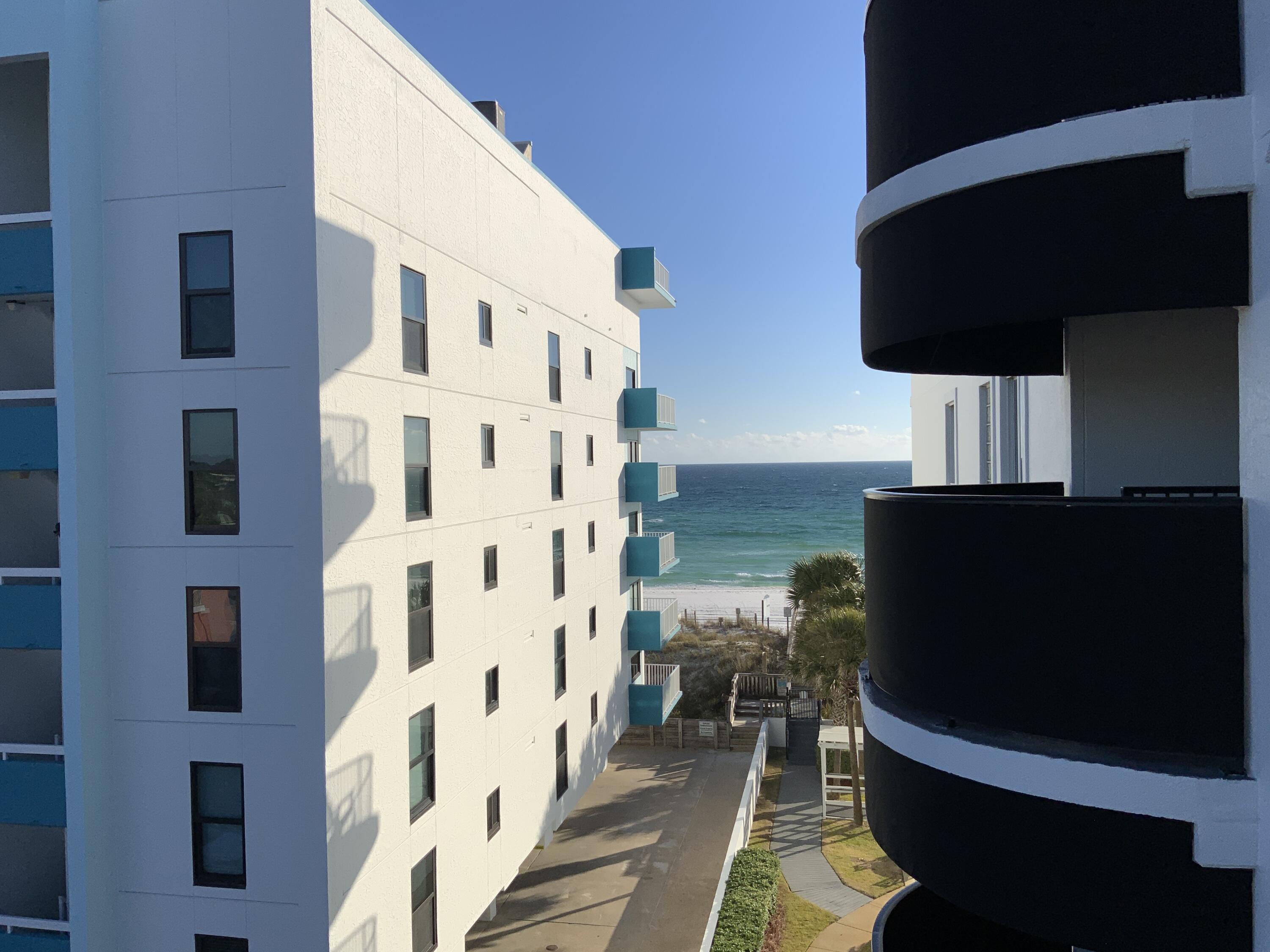 670 Santa Rosa Boulevard, Unit 503 Fort Walton Beach, FL 32548 - Photo 21 of 44 a view of balcony with ocean view
