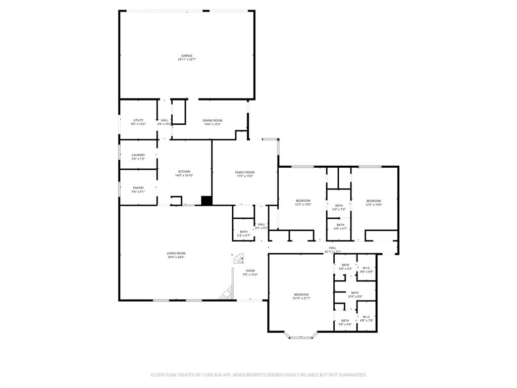 10615 Old Seagoville Road Dallas, TX 75217 - Photo 31 of 33 a picture of floor plan